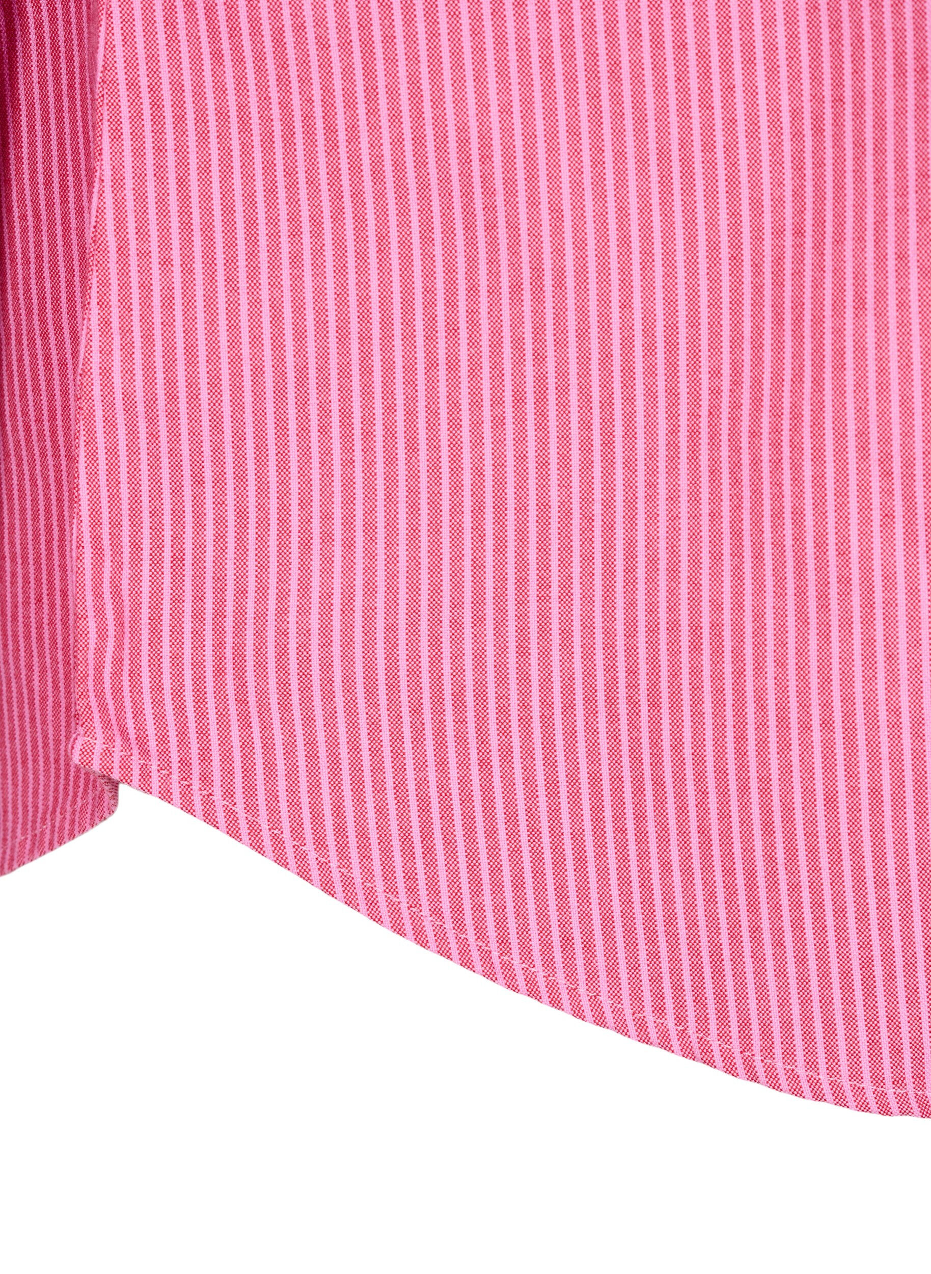 Zizzi Chemise &agrave; manches longues en coton, Rouge, Packshot image number 3