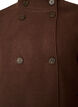 Manteau court &agrave; la coupe &eacute;vas&eacute;e, Marron, Packshot image number 2
