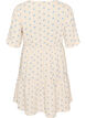 Robe imprim&eacute;e en coton avec une taille &eacute;lastique, Beige, Packshot image number 1