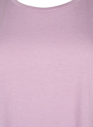T-shirt à manches courtes en mélange de coton, Lavender Mist, Packshot image number 2