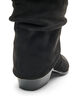 Botte haute en su&eacute;dine avec tige amovible, Noir, Packshot image number 3
