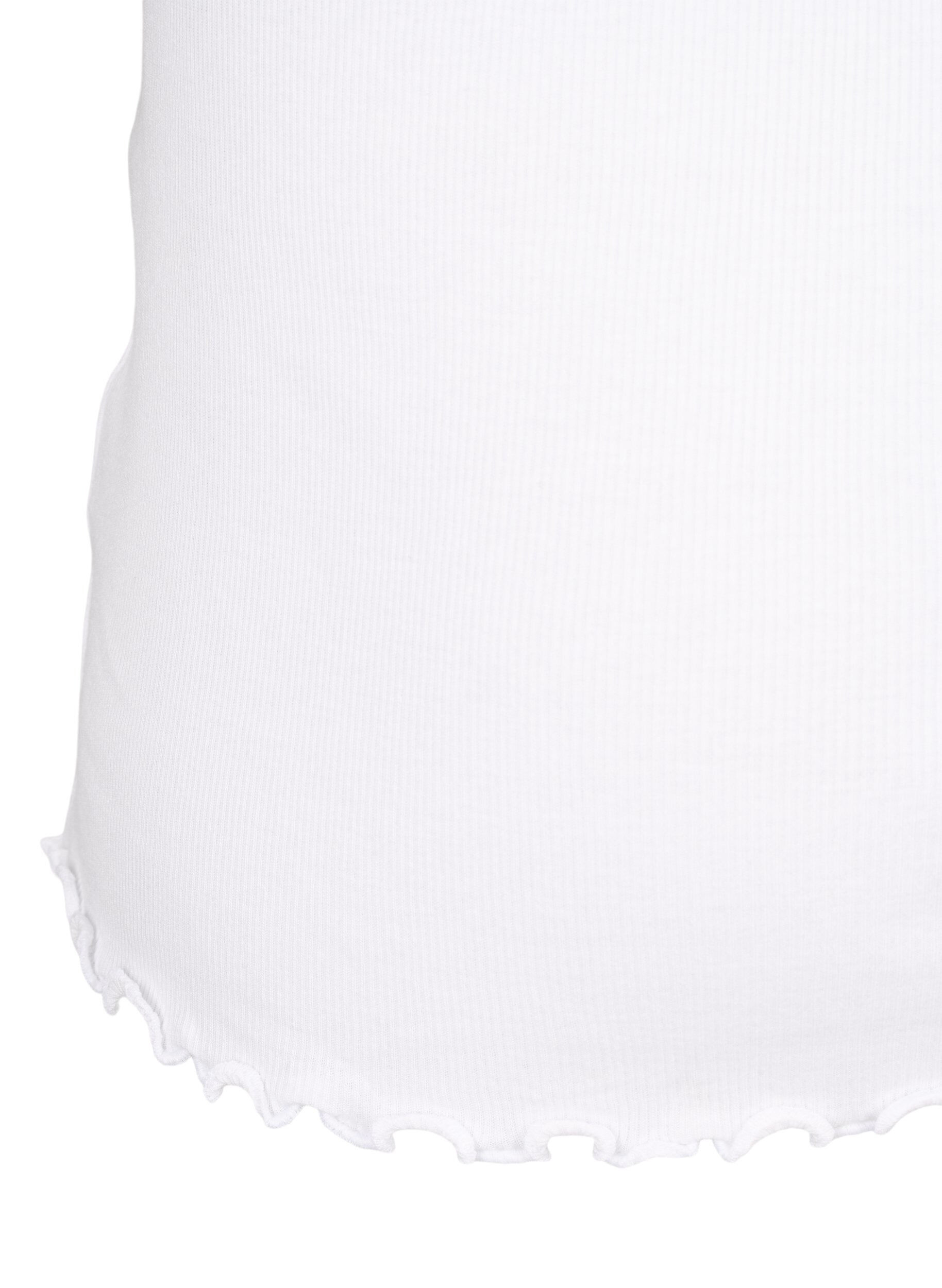 ZizziHaut &agrave; dentelle, Blanc, Packshot image number 3