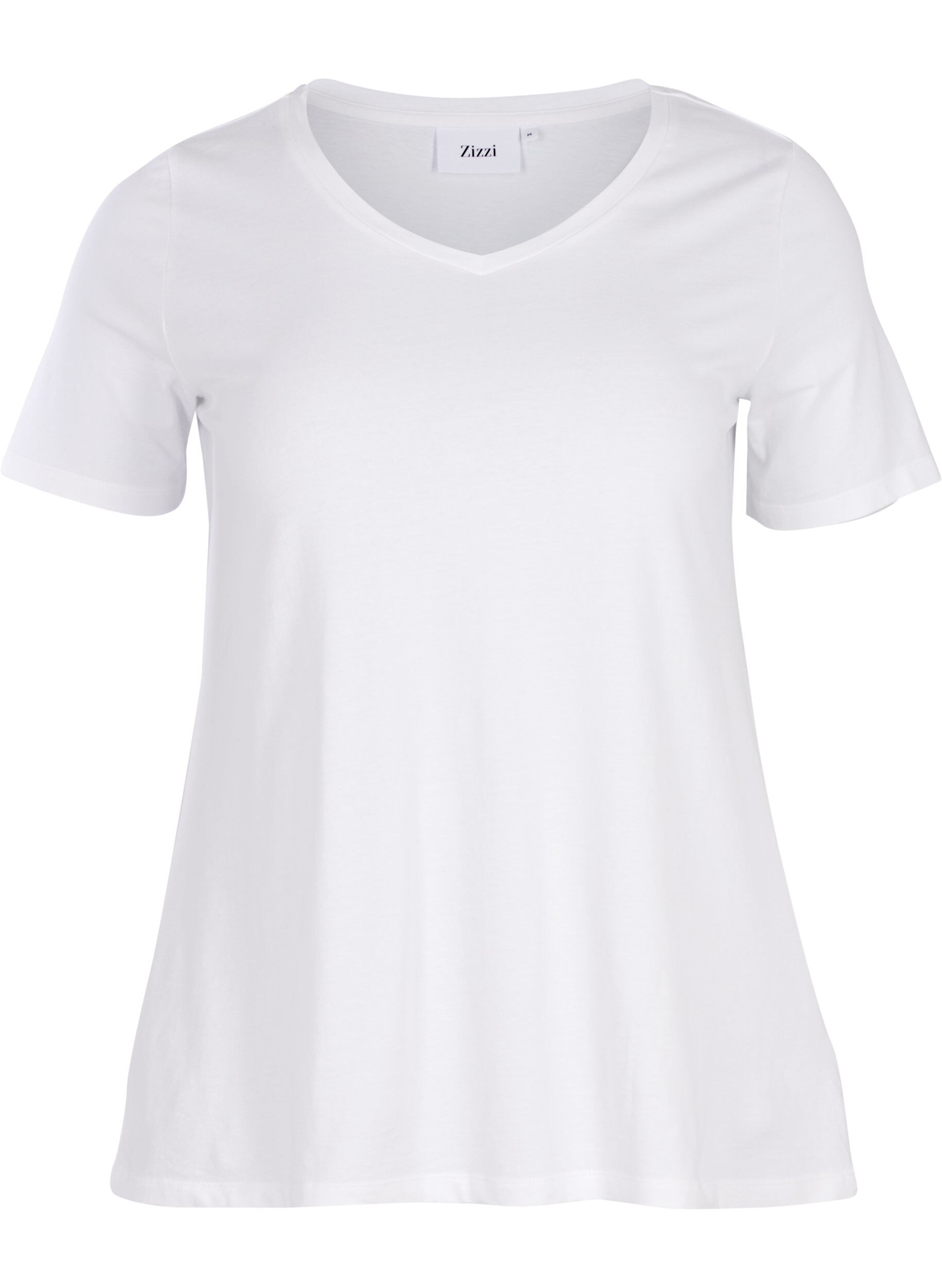 T-shirt en coton uni basique
