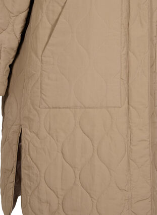 Longue veste matelassée avec fermeture éclair et poches, Amphora, Packshot image number 3