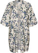 Kimono en viscose avec manches 3/4, Bleu, Packshot image number 0