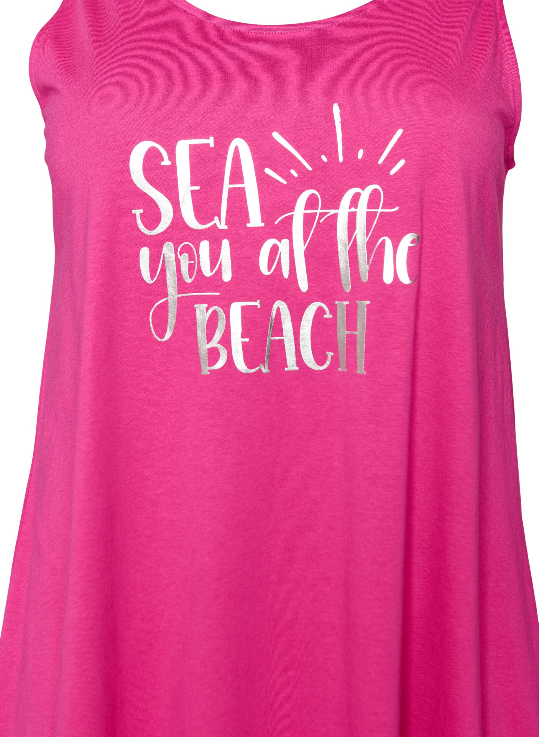 Zizzi Robe &eacute;vas&eacute;e sans manches, Rose, Packshot image number 2