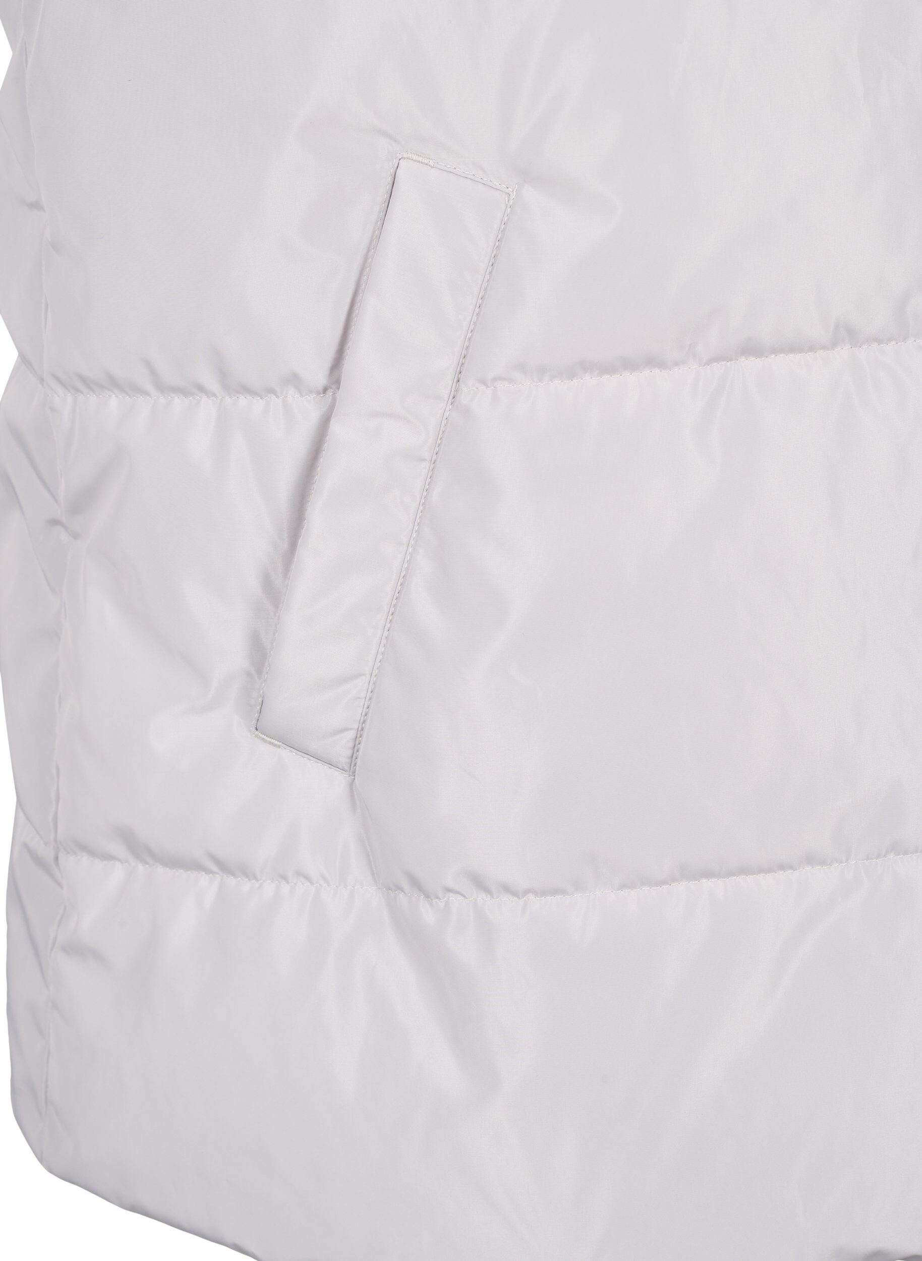 Zizzi Gilet de sport avec col montant et poches, Pearl Blue, Packshot image number 3