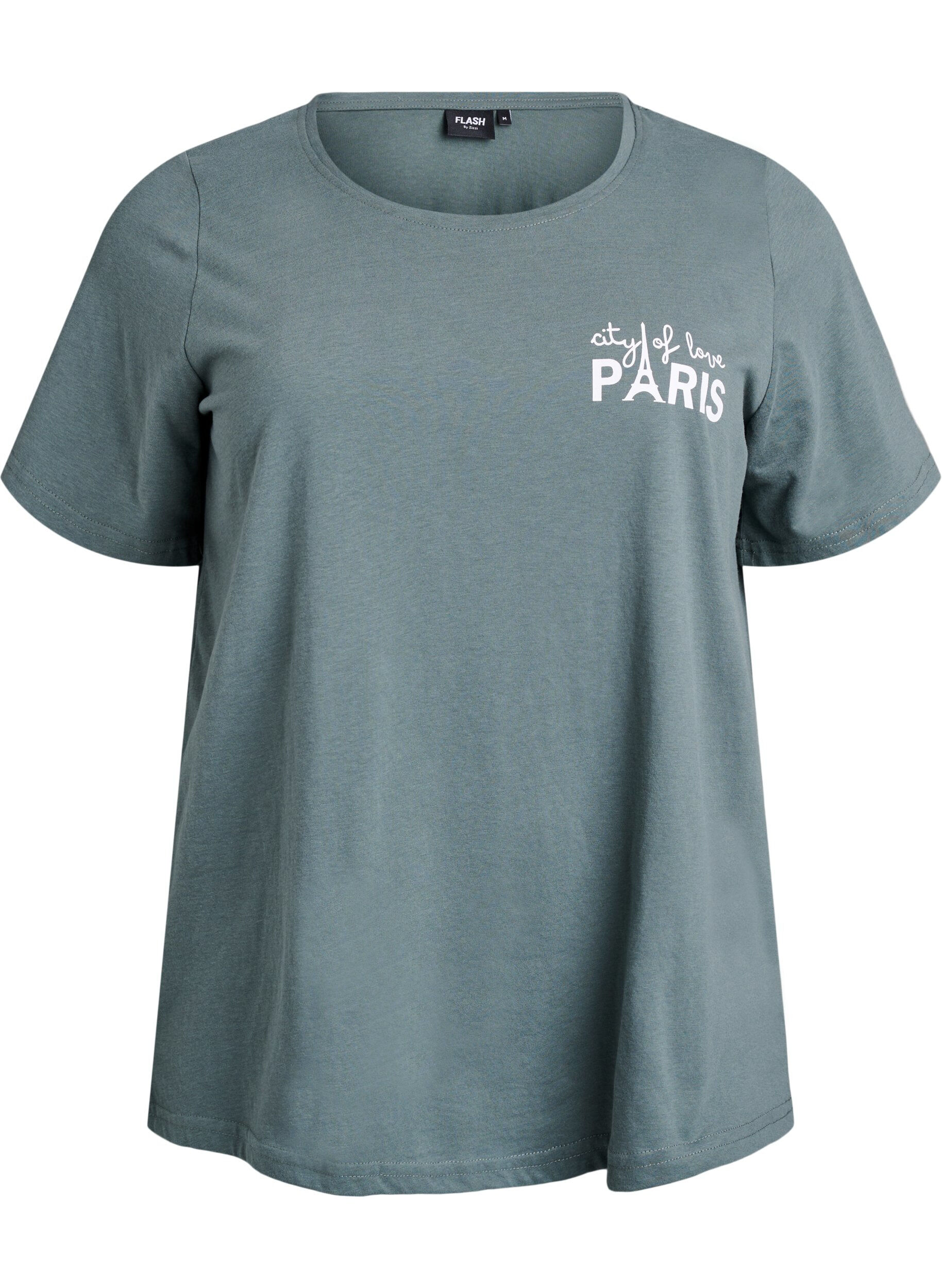 ZizziT-shirt imprim&eacute;, Vert, Packshot image number 0