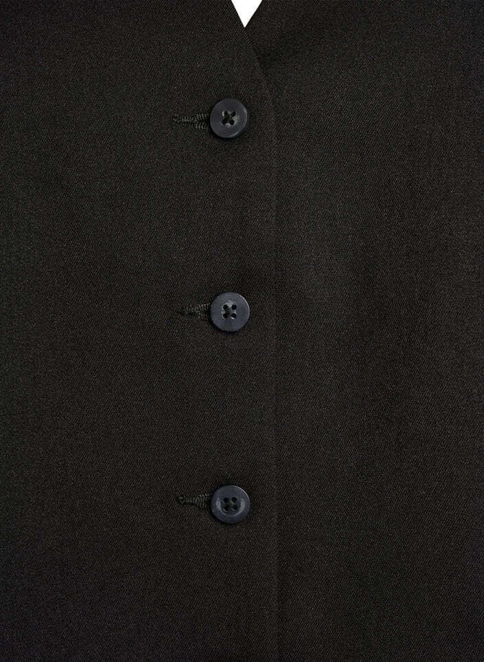 Gilet avec fermeture &agrave; boutons, Noir, Packshot image number 2