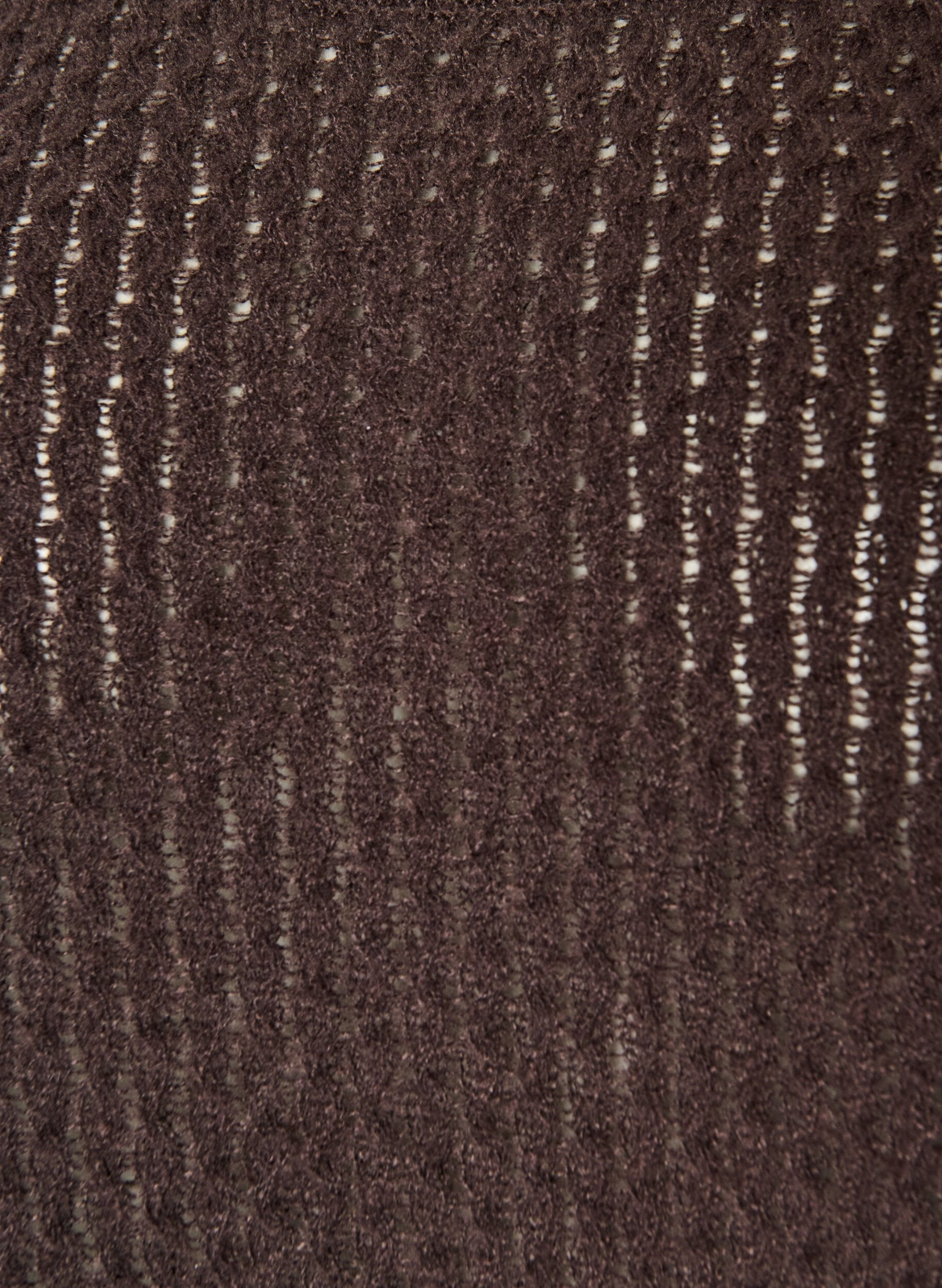 ZizziBlouse en maille avec motif ajour&eacute; textur&eacute;, Marron, Packshot image number 2