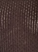 Blouse en maille avec motif ajour&eacute; textur&eacute;, Marron, Packshot image number 2