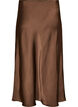 Jupe midi en satin, Marron, Packshot image number 1