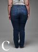Jean coupe slim à taille standard, Dark Blue, Model image number 7