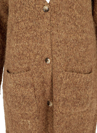 Cardigan en maille avec boutons et poches, Rubber Mel., Packshot image number 2