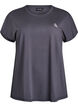 T-shirt de sport couleur unie, Gris anthracite, Packshot image number 0