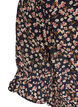 Robe courte en viscose avec volants, Bleu, Packshot image number 3