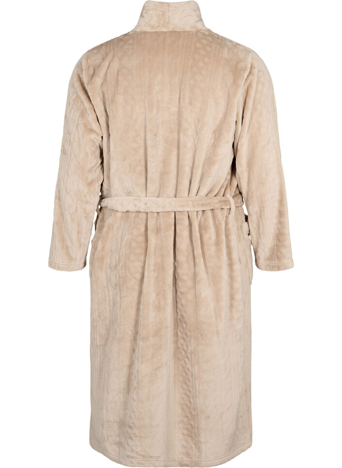 Robe de chambre avec poches, Natural, Packshot image number 1
