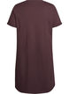 Chemise de nuit &agrave; manches courtes en coton biologique, Marron, Packshot image number 1