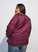 Veste matelass&eacute;e avec boutons-pression et col rond, Bordeaux fonc&eacute;, Model image number 2