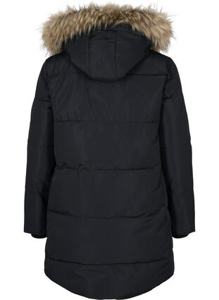 Parka d'hiver avec capuche détachable, Black, Packshot image number 1