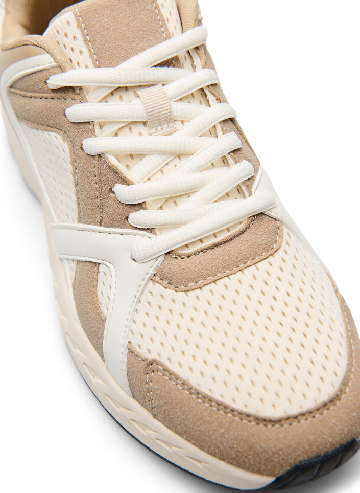 Baskets sportives en maille, Beige, Packshot image number 3