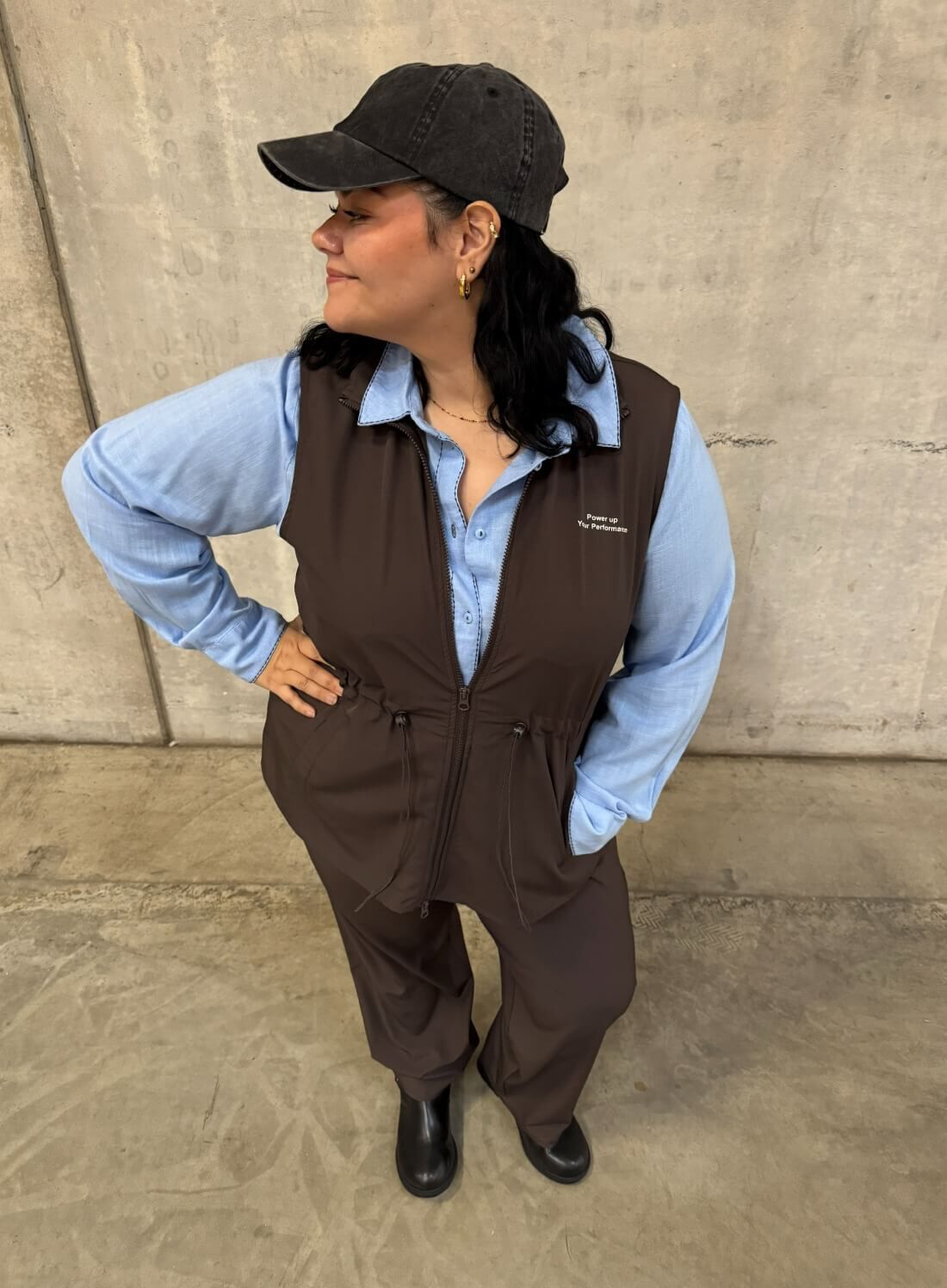 Zizzi Nuances brunes et bleues , , Model