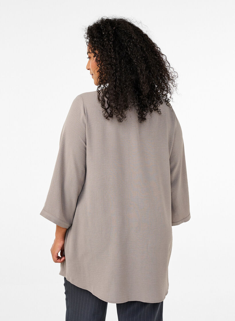 Tunique avec manches 3/4, Beige, Model image number 2