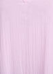 Robe courte &eacute;vas&eacute;e en mousseline de coton, Mauve, Packshot image number 2