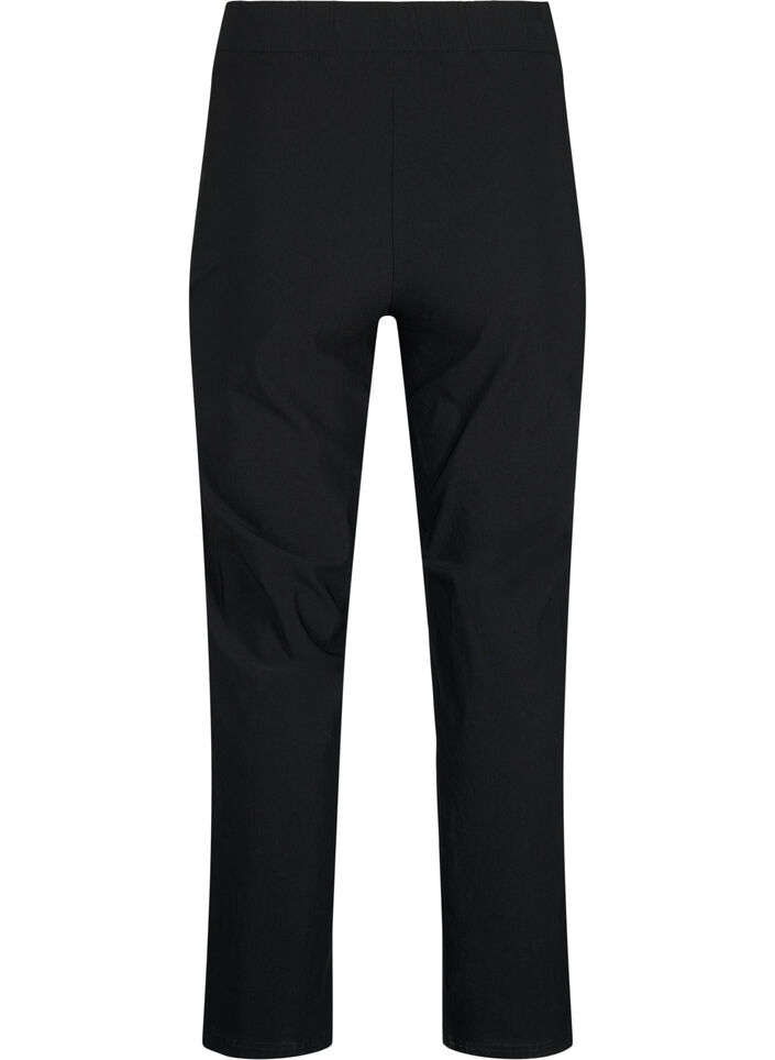 Pantalon extensible en viscose, Noir, Packshot image number 1