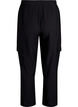 Pantalon cargo taille haute, Noir, Packshot image number 1