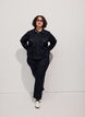 Jean Kiana coupe droite taille haute, Bleu, Model image number 1