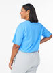 T-shirt sportif en coton bio, Bleu, Model image number 2