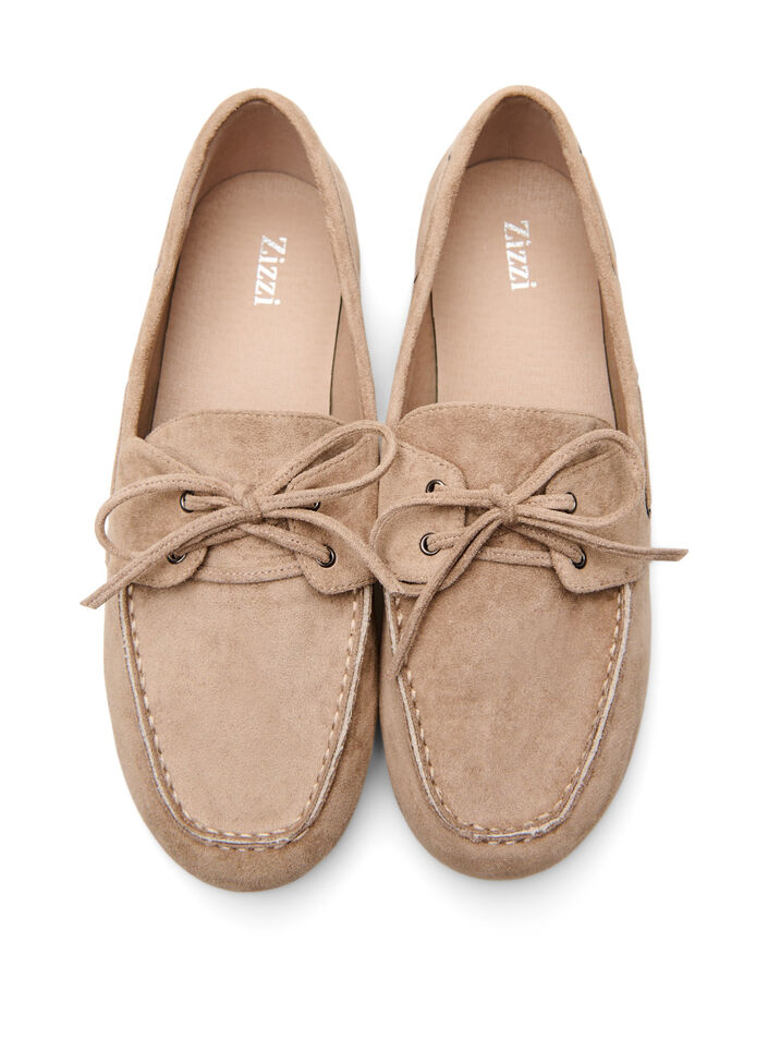 Mocassins en su&eacute;dine, Beige, Packshot image number 2