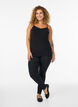 Top basique &agrave; nouer en coton, Noir, Model image number 1
