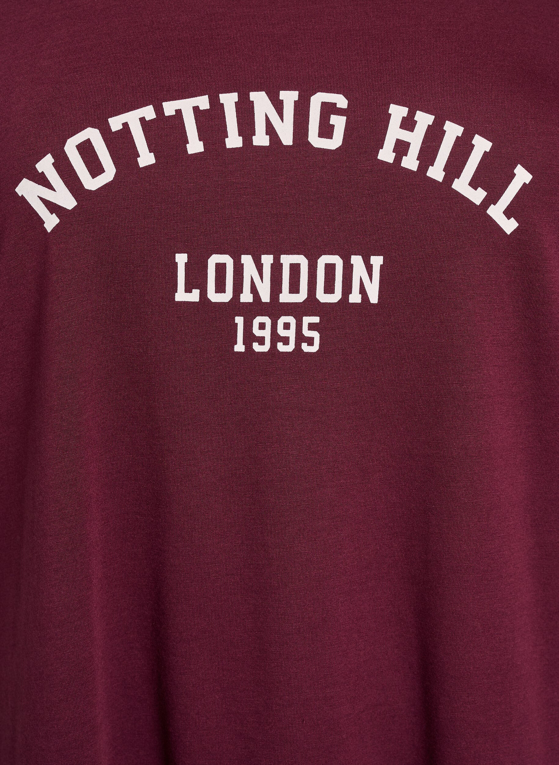 Zizzi FLASH - T-shirt imprim&eacute;, Bordeaux, Packshot image number 2