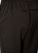 Pantalon de costume taille haute coupe droite, Noir, Packshot image number 3