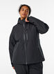 Veste de ski avec capuche et poches zipp&eacute;es, Noir, Model image number 0