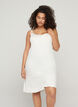 Dessous de robe en viscose uni, Blanc, Model image number 0