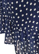 Robe &agrave; motifs avec volants et manches longues, Bleu, Packshot image number 3