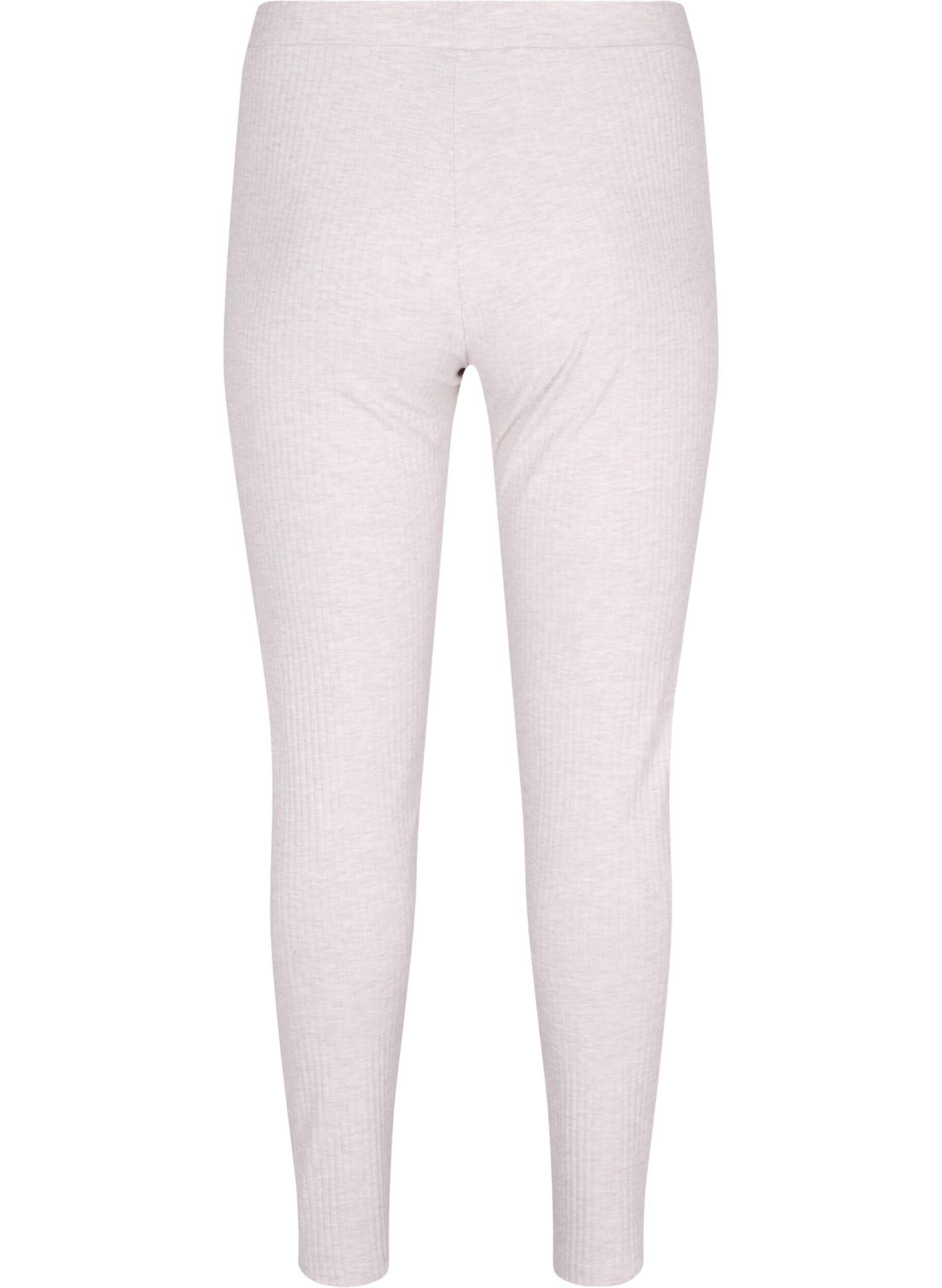 Zizzi Pantalon ajust&eacute; c&ocirc;tel&eacute;, Natural M&eacute;lange, Packshot image number 1