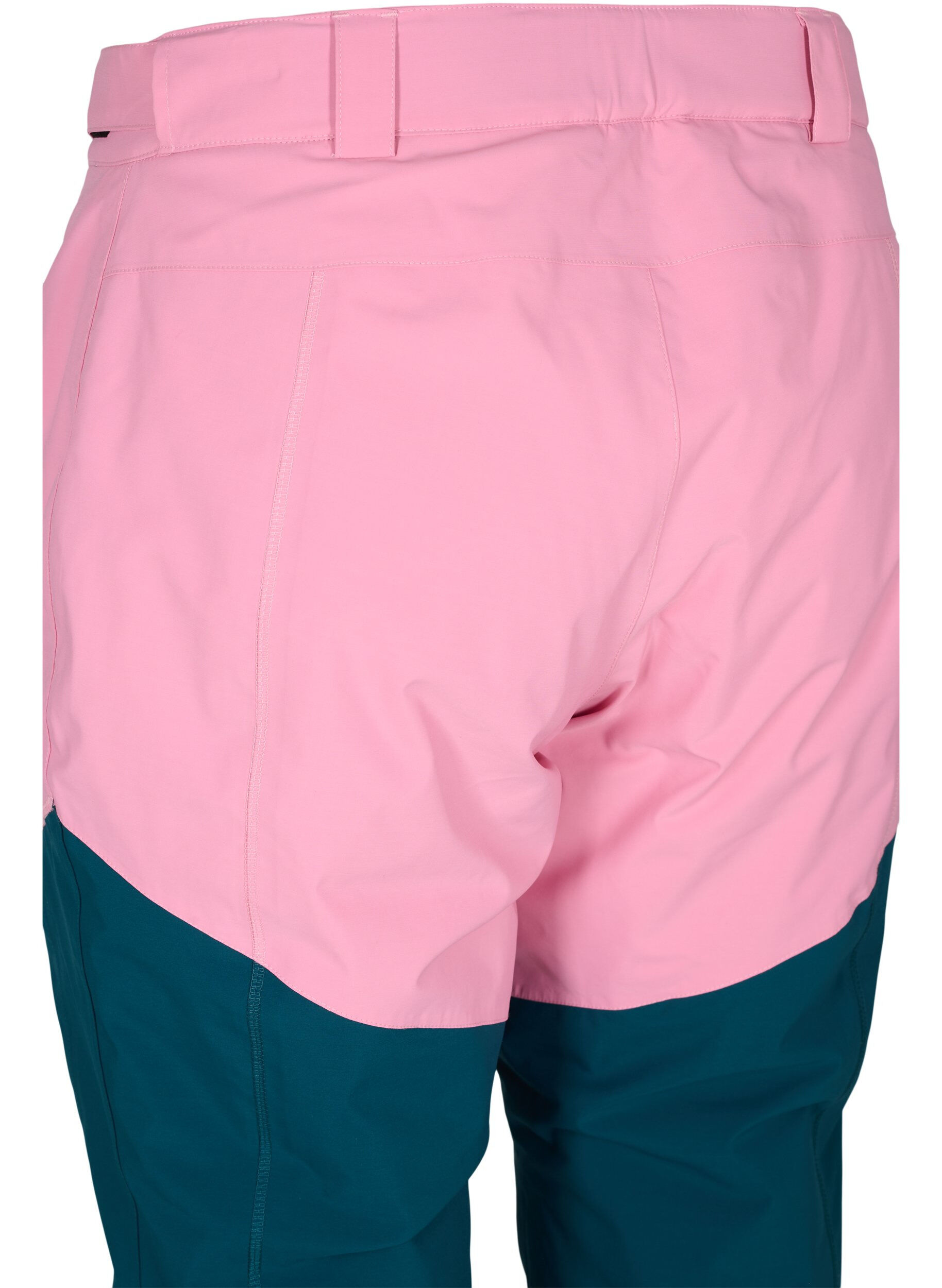 Zizzi Pantalon de ski avec poches, Sea Pink Comb, Packshot image number 3