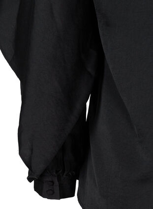 Chemise à manches longues col rond, Black, Packshot image number 3