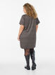Robe courte &agrave; carreaux avec un col de chemise, Marron, Model image number 2