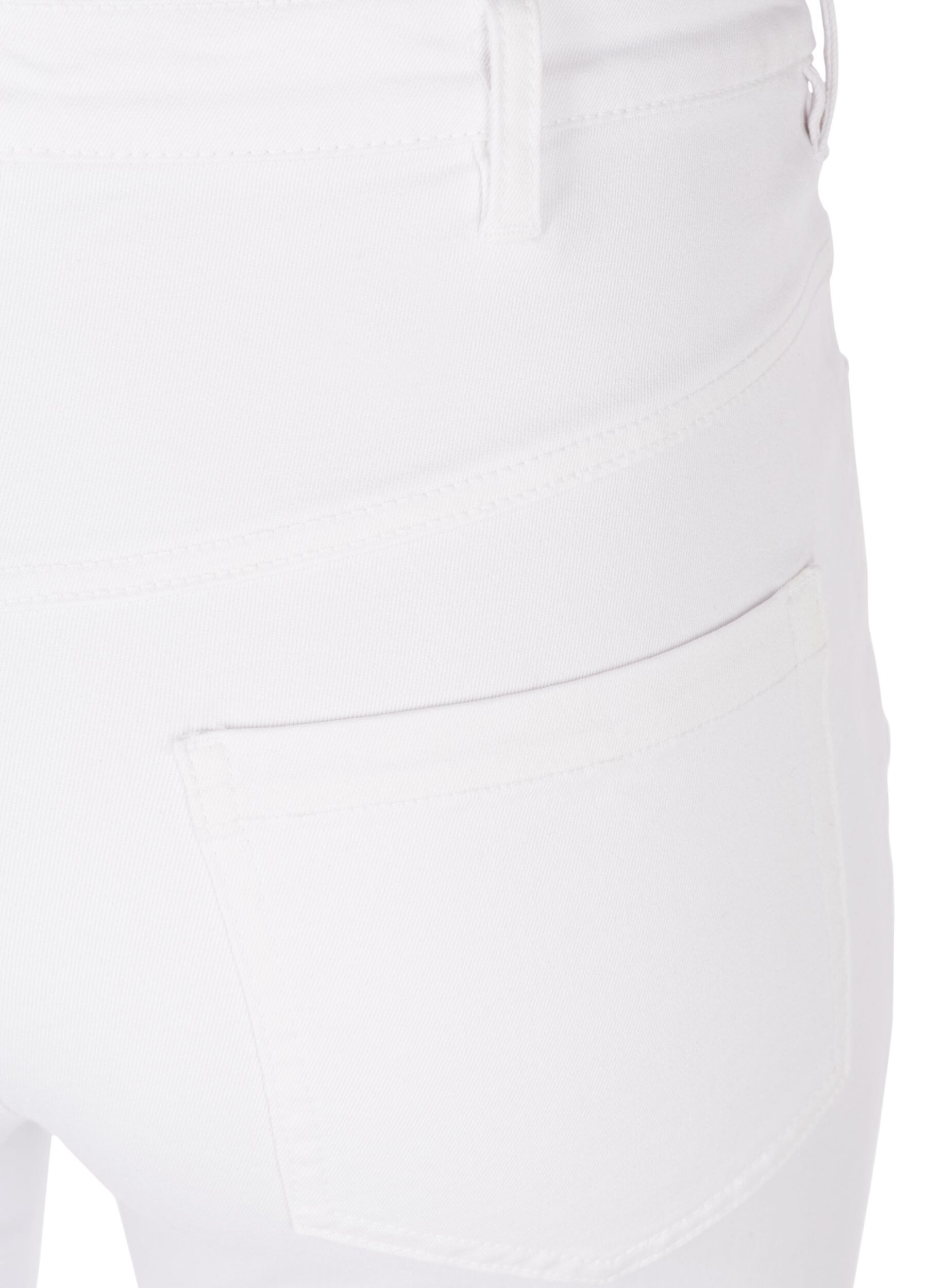 ZizziJean Amy super slim &agrave; taille haute, White, Packshot image number 3
