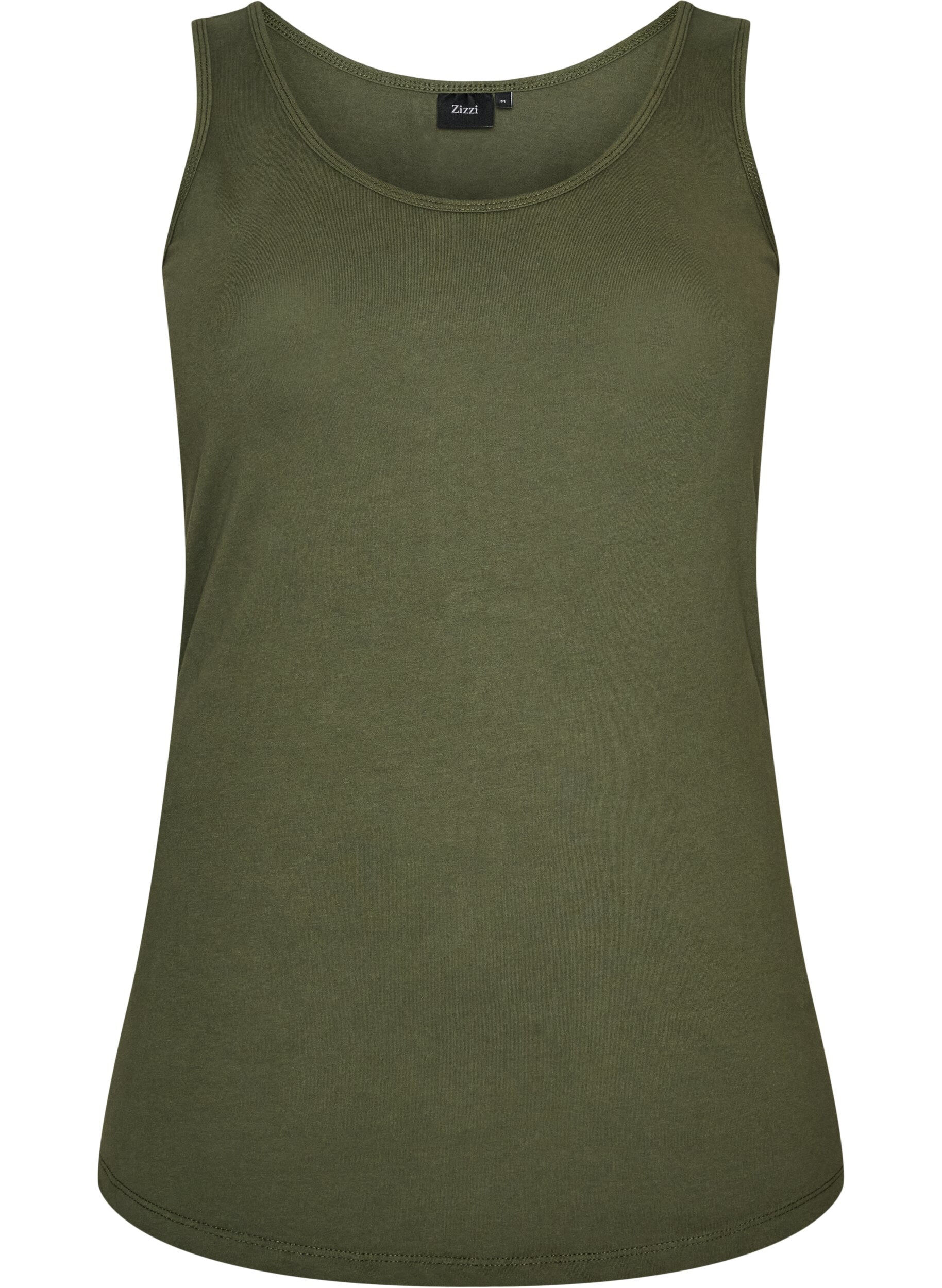 Top basic uni en coton