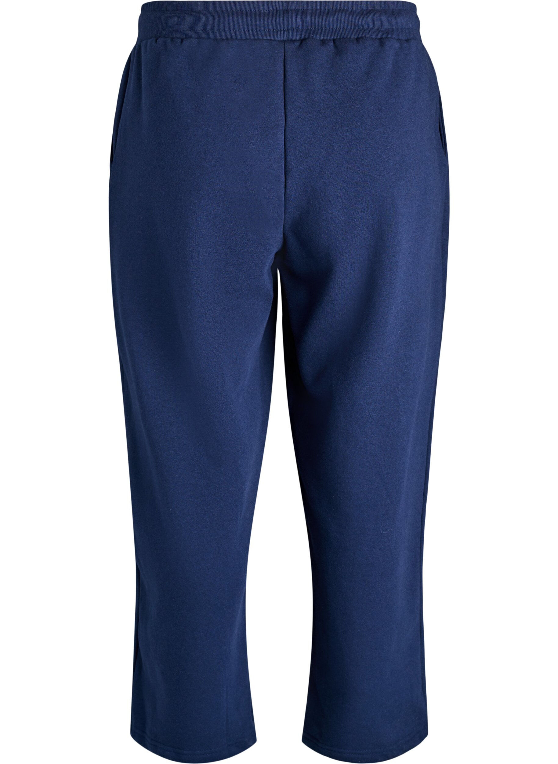 Zizzi Pantalon de jogging avec poches, Bleu, Packshot image number 1