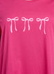 T-shirt en coton avec motif, Raspberry w. Bows, Packshot image number 2