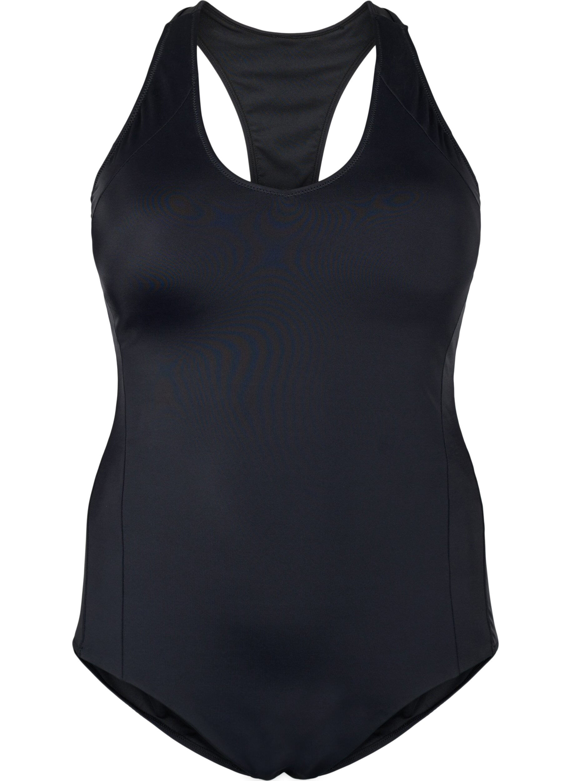 Zizzi Maillot de sport avec dos nageur, Black, Packshot image number 0