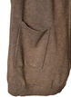 Long cardigan tricot&eacute; dans un m&eacute;lange de viscose, Marron, Packshot image number 2