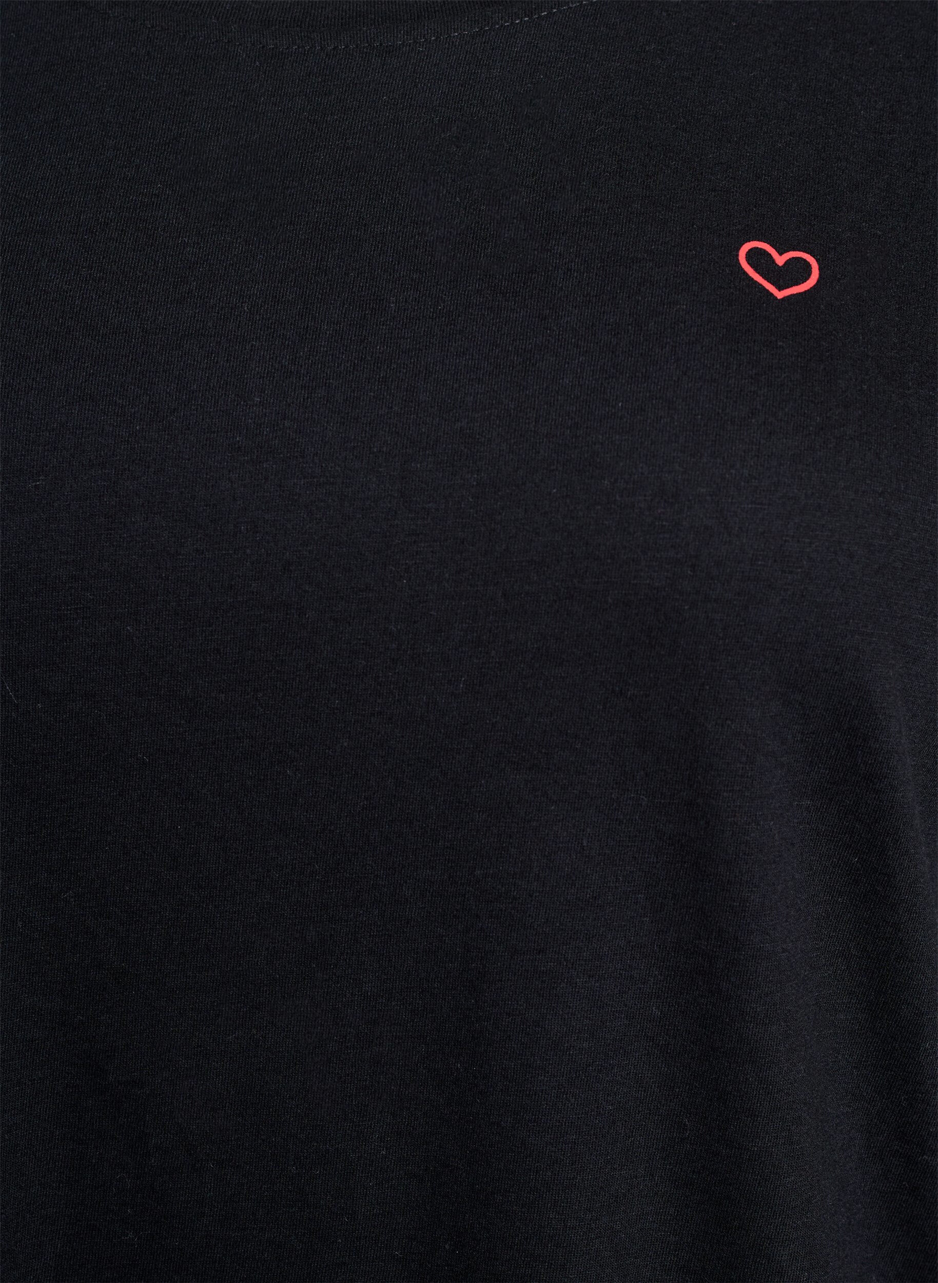 Zizzi FLASH - T-shirt avec motif, Noir, Packshot image number 2